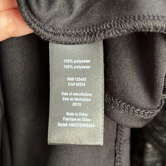 Design Lab Lord & Taylor Black Floral Mini Dress - Picture 5 of 5